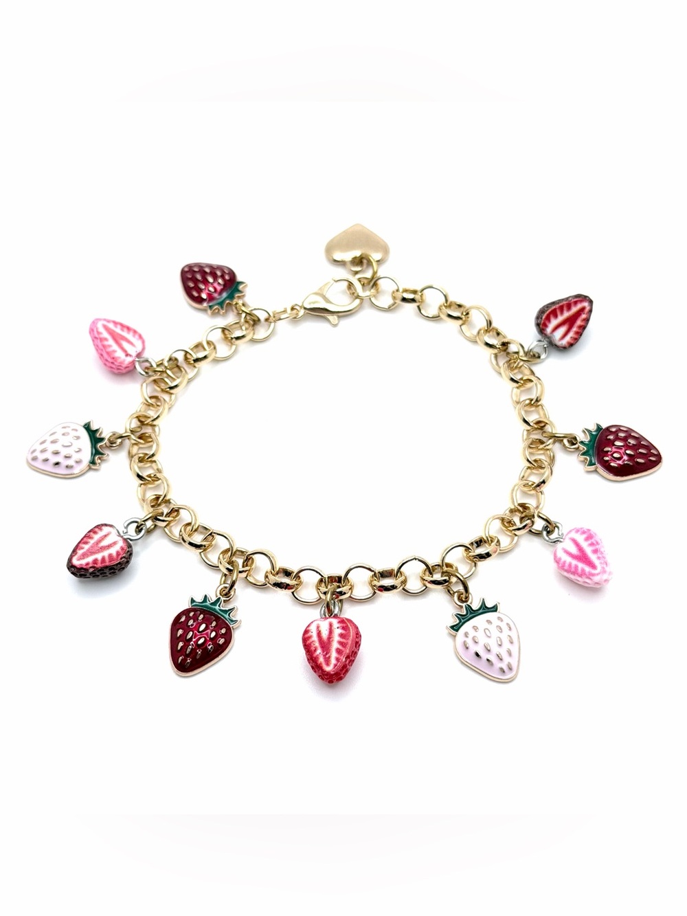 Strawberry Charm Bracelet